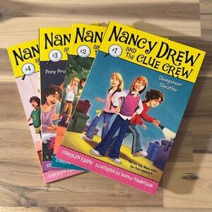 Nancy Drew and the Clue Crew Book Set #1-4